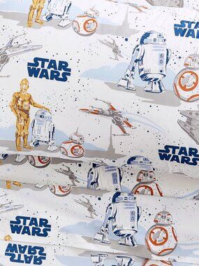 Pottery Barn Kids Star Wars™ Droid™ Organic Sheet Set, Full